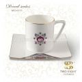 Factory direct wholesale traditional porcelain enamel arabic tea cup set